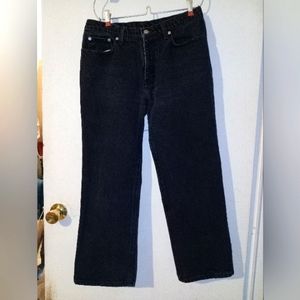 RL Polo Jeans Co. Sz. 6 Cropped‎ Saturday Jean Black Retro